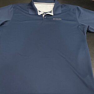 Columbia Omniwick Men's Dark Blue Polo Shirt